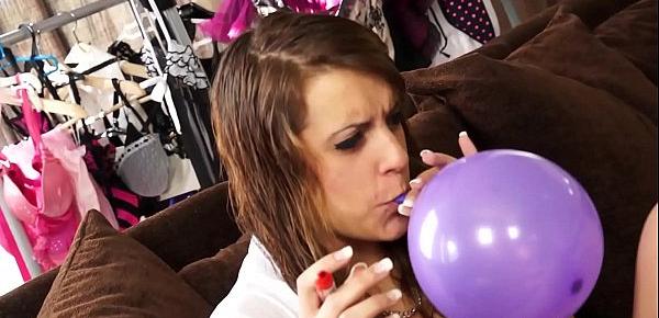  At Nacho Vidal&039;s house, a group of gorgeous, young party planners - Bianca, Carolina, Ivanka, Laura, Pamela  and Zenda -- inflate a roomful of balloons for a festive celebration.